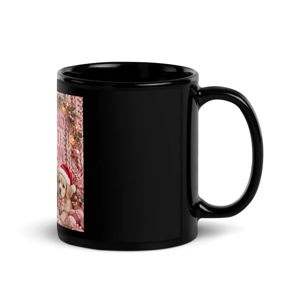 Merry And Bright Dog Mom Mug-Christmas Dog Mom Mug thumbnail 3