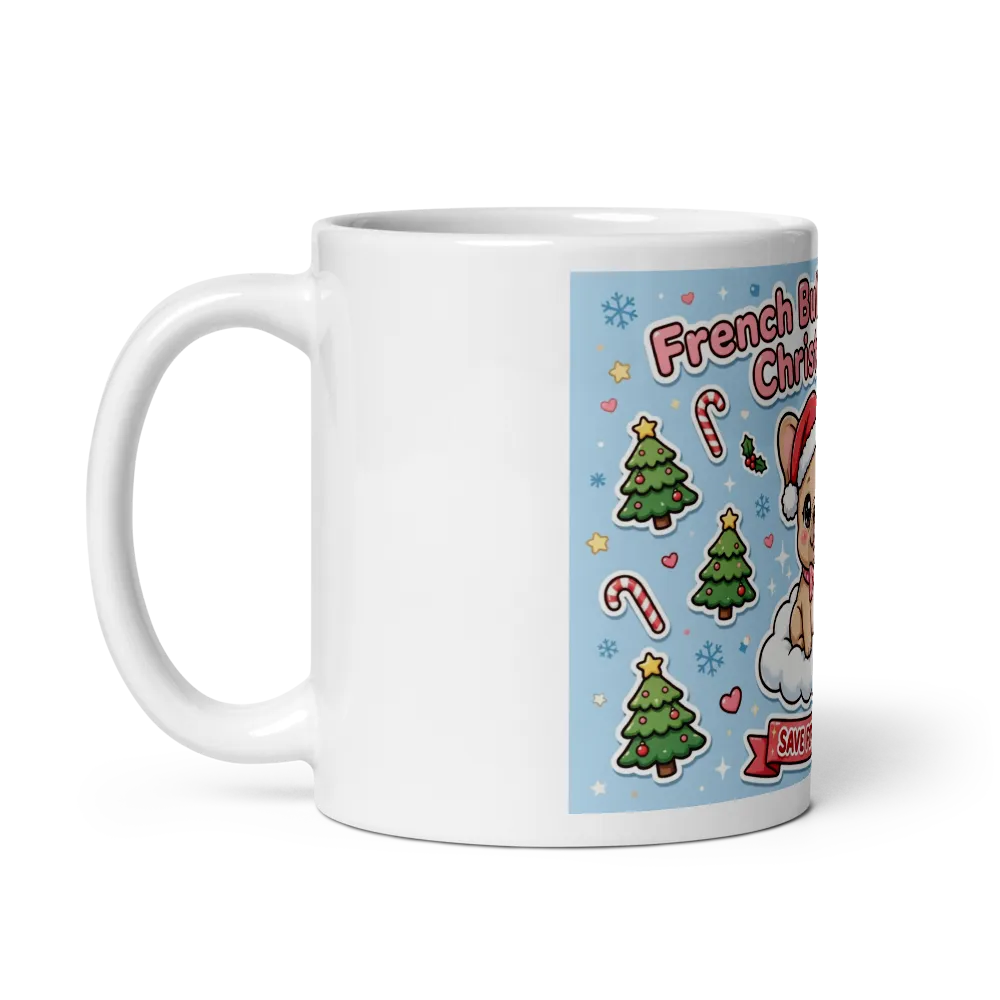 French Bulldog Mom Era Christmas Gift Mug thumbnail 3
