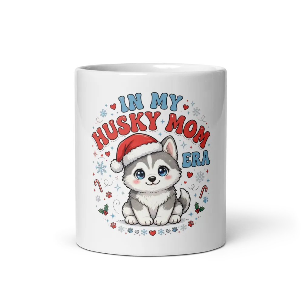 In My Husky Mom Era Mug - Cute Christmas Mugs  thumbnail 2