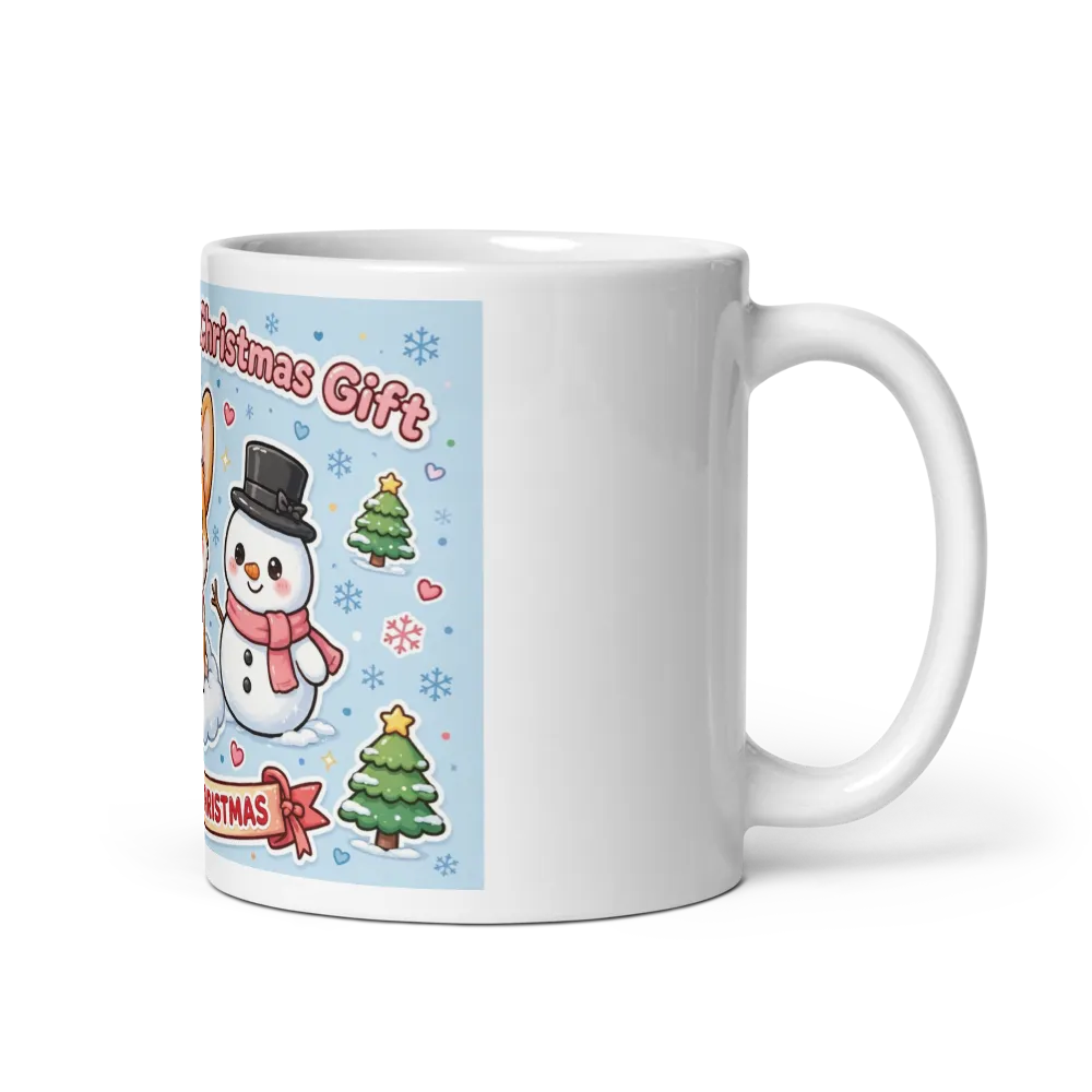 Corgi Mom Era Christmas Gift Mug - Pink Corgi Mug thumbnail 2