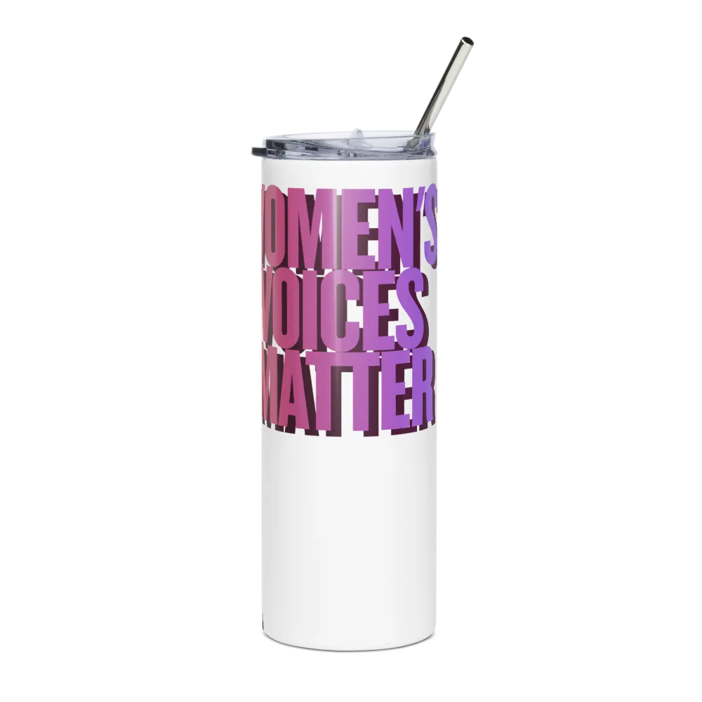 Women's Voices Matter Tumbler thumbnail 3