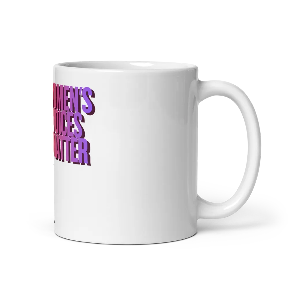 Women's Voices Matter Mug thumbnail 2