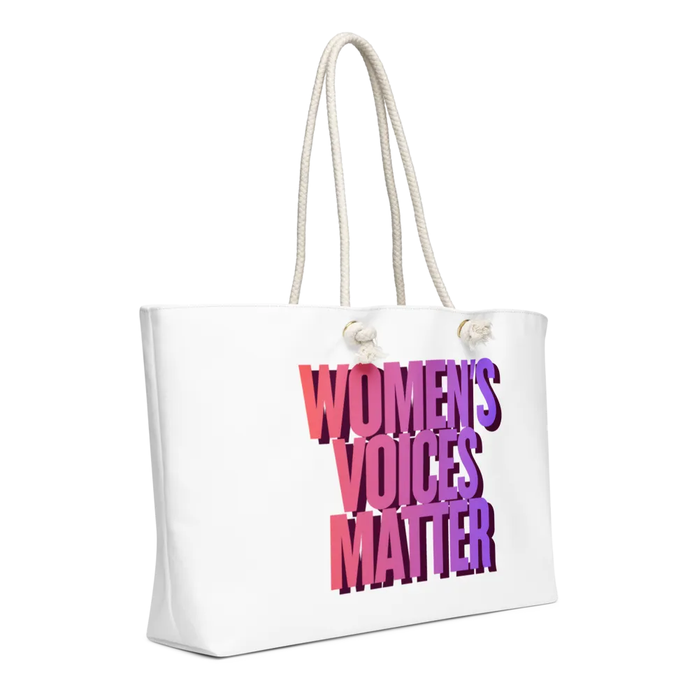 Women's Voices Matter Weekender Bag thumbnail 4