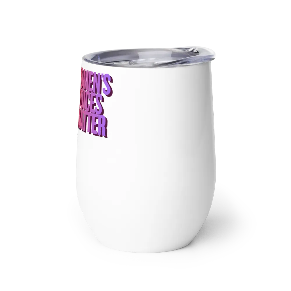 Women's Voices Matter Wine Tumbler thumbnail 3
