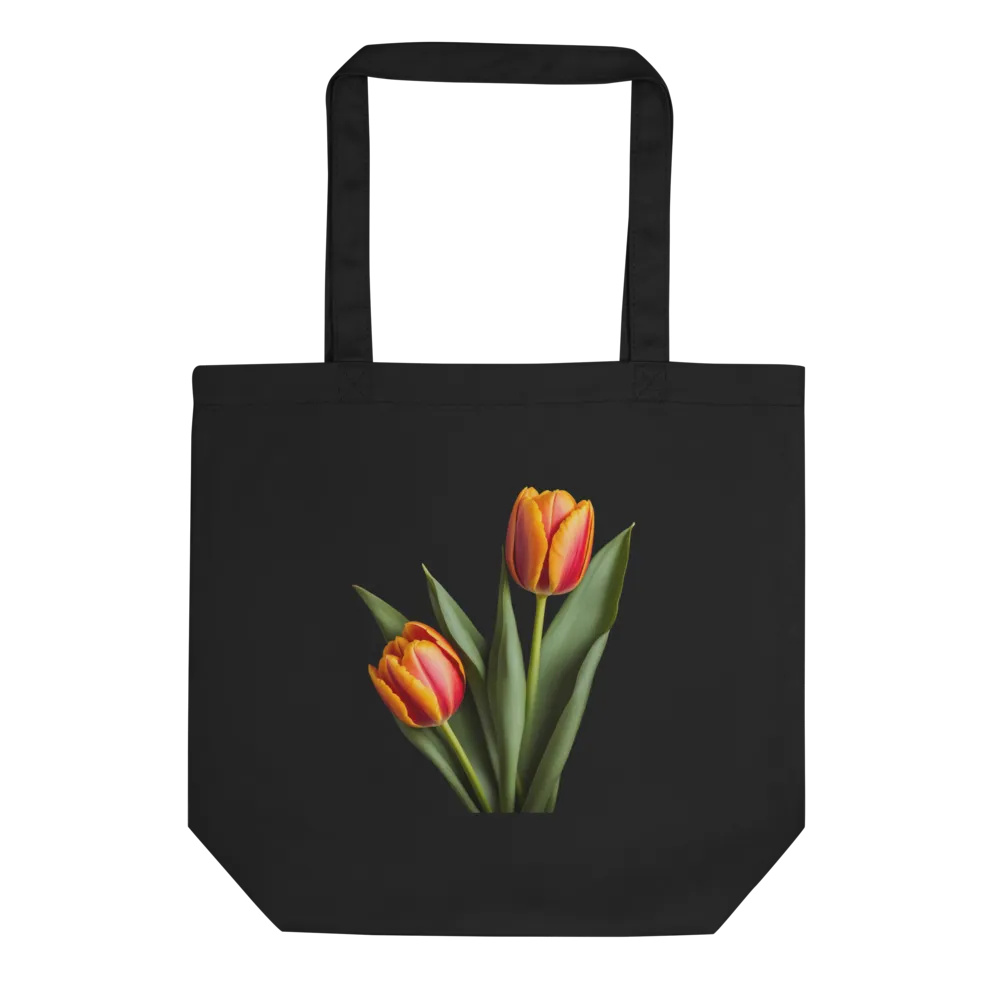 Red Tulip Canvas Tote Bag