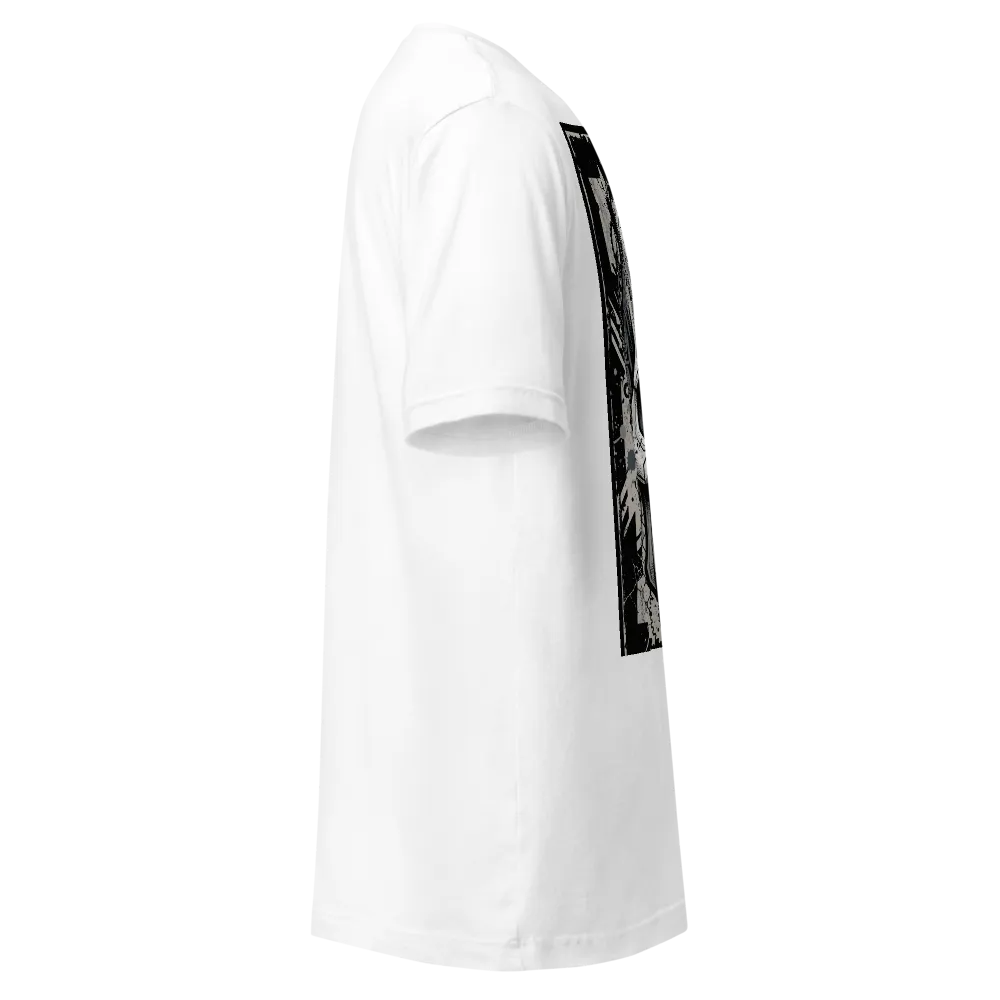 Men's Skull Graphic White T-Shirt thumbnail 4