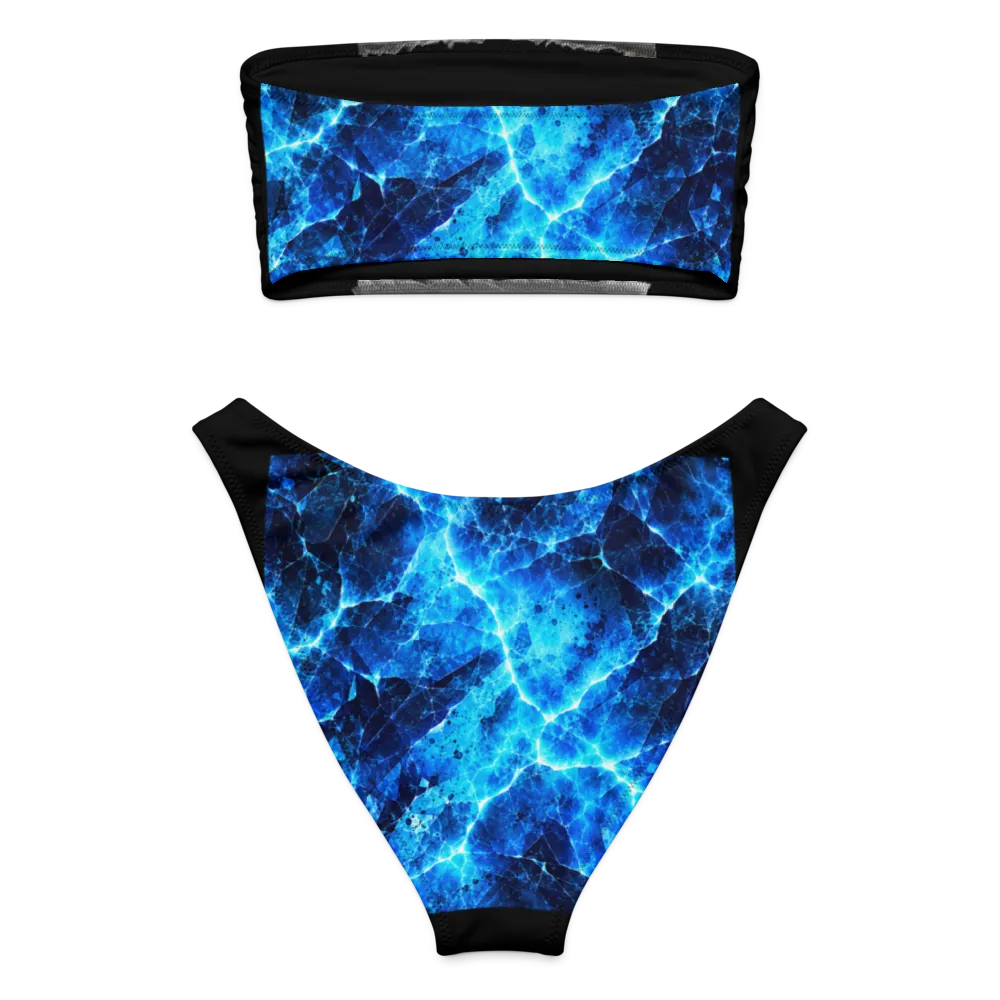 Naughty or Nice Recycled Bandeau Bikini thumbnail 2