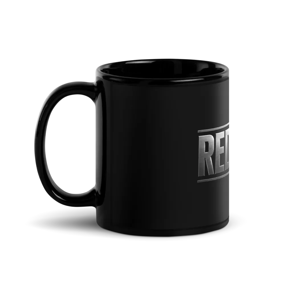 REDESIGN Glossy Black Mug thumbnail 2