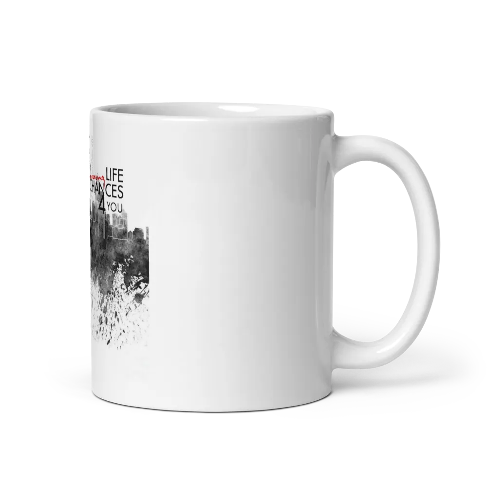 ILC4Y BIG CITY LOGO, Glossy White Mug thumbnail 2