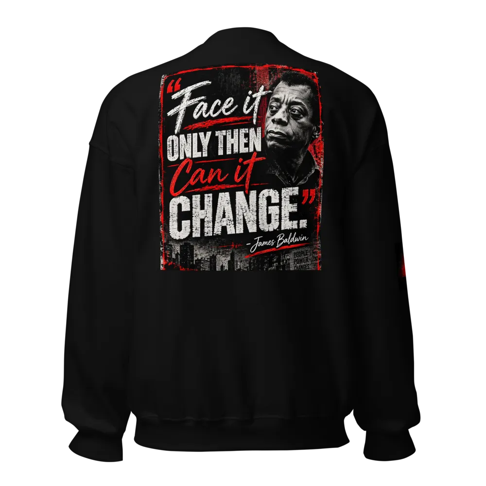 ILC4Y FACE IT. CHANGE IT. — James Baldwin Crewneck thumbnail 2
