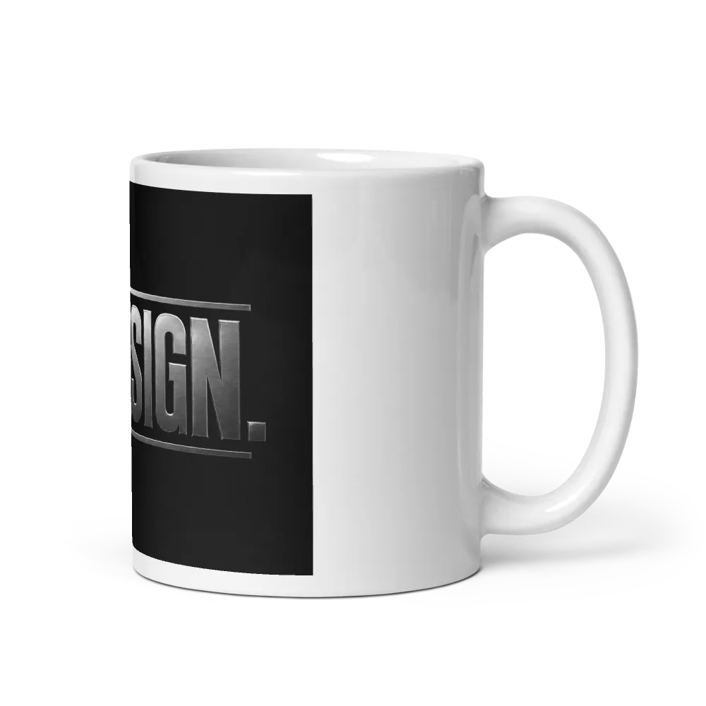 REDESIGN, Glossy White Coffee Mug thumbnail 2