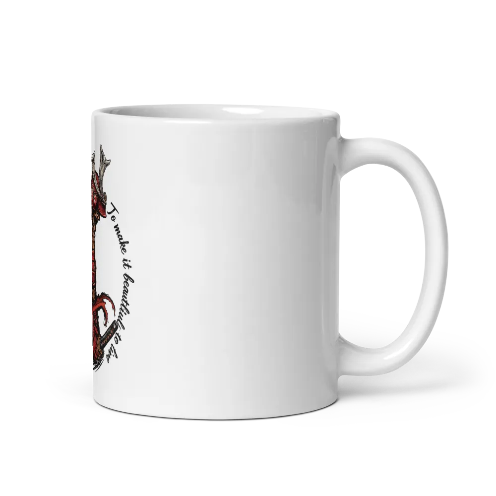 LIVE WITH PURPOSE, Glossy White Coffee Mug thumbnail 2