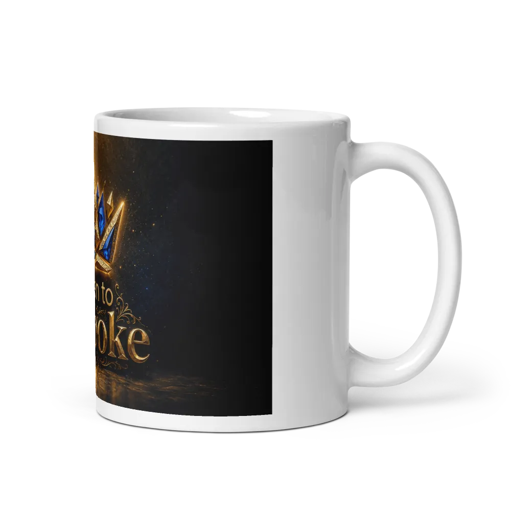 BROKEN TO BESPOKE White Glossy Mug thumbnail 2