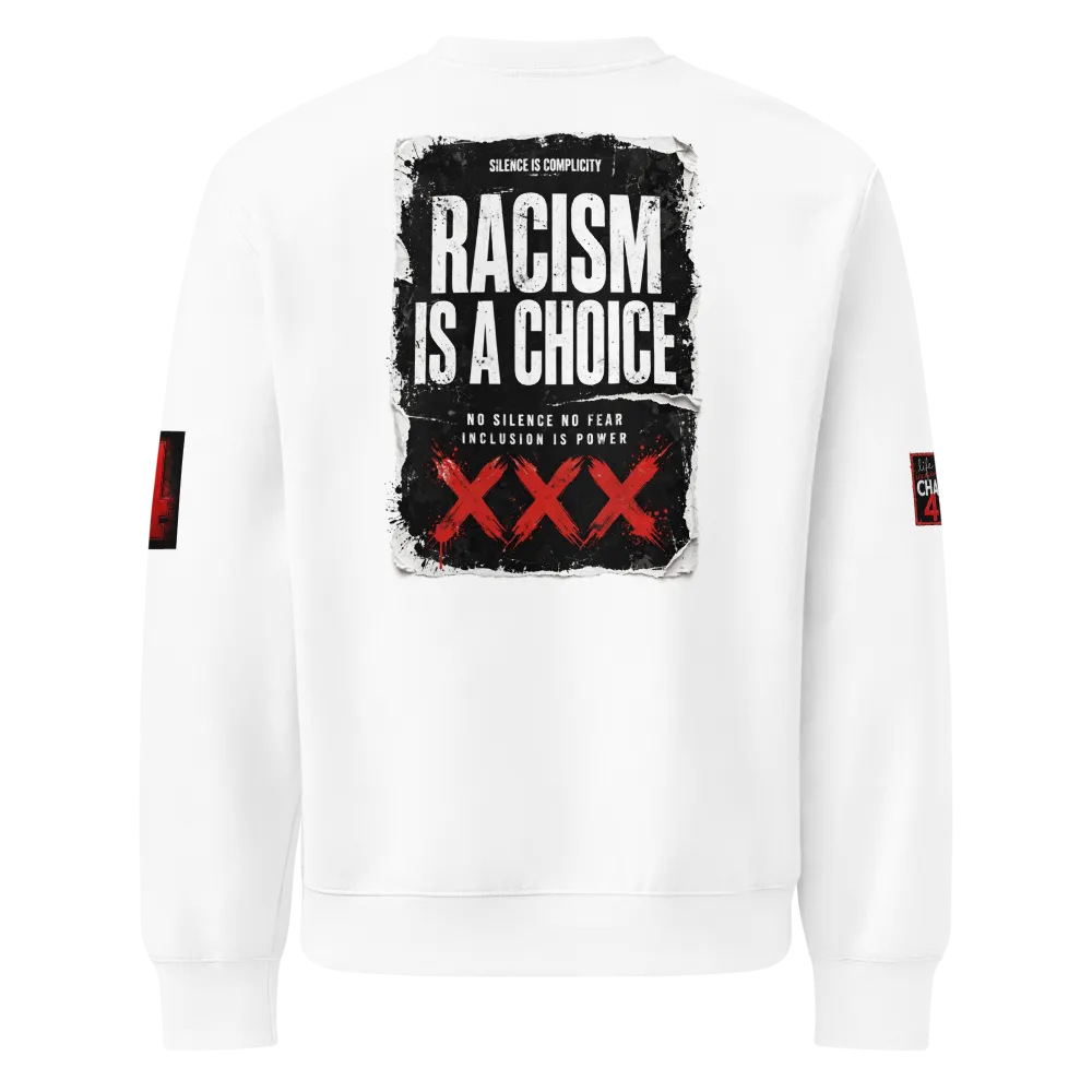 Frankie Says NO RACISM Crewneck Sweatshirt thumbnail 2