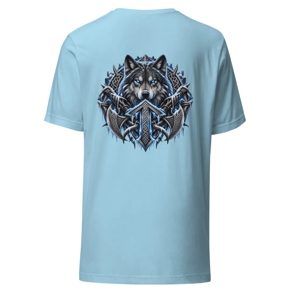 Tiwaz Frost Wolf Hoodie thumbnail 4