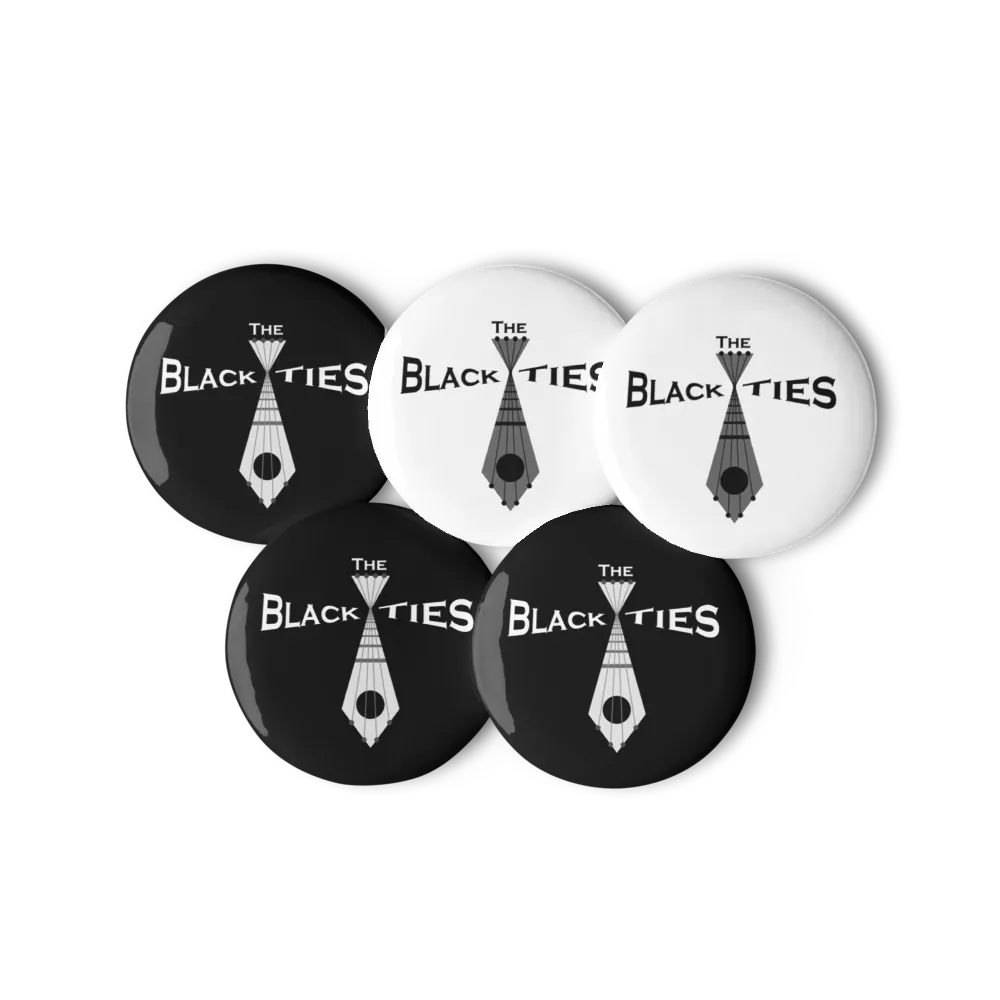 The Black Ties Buttons thumbnail 2