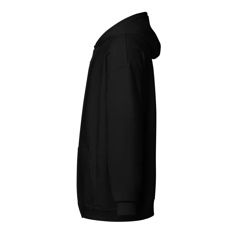 Black Zip Hoodie Jacket thumbnail 3