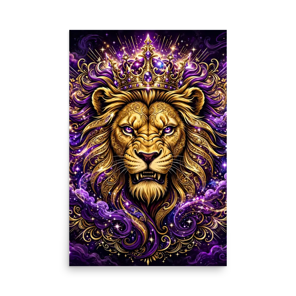 LORDG7 Crowned Lion Poster thumbnail 2