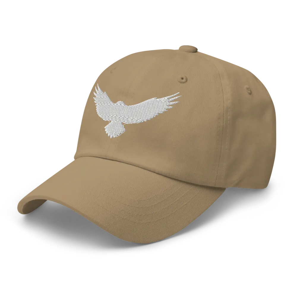Eagle Classic Dad Hat - Khaki Cotton Baseball Cap thumbnail 5