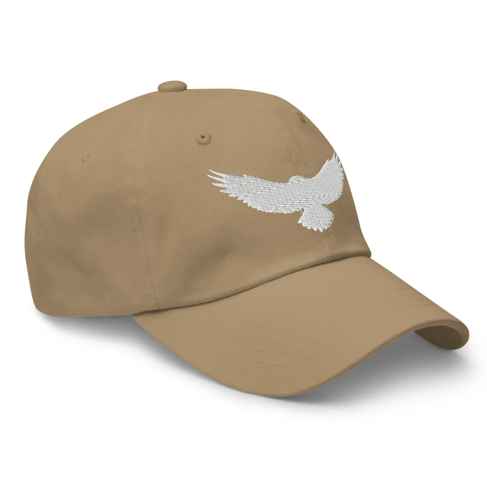 Eagle Classic Dad Hat - Khaki Cotton Baseball Cap