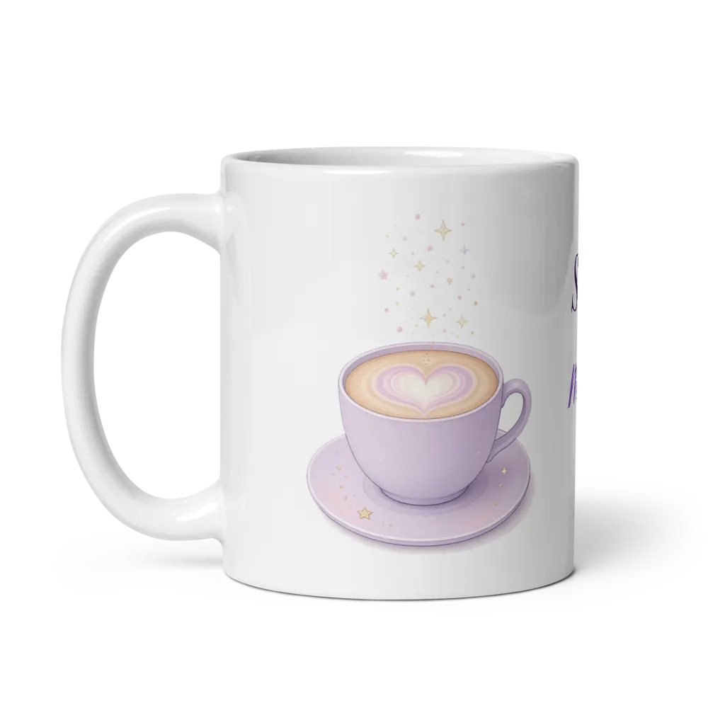 Sipping On My Manifestations Pastel Latte Mug thumbnail 3
