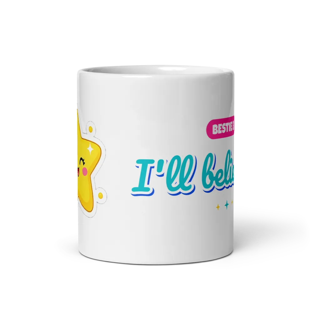 I'll Believe It Bestie Mug B, Matching Pair thumbnail 3