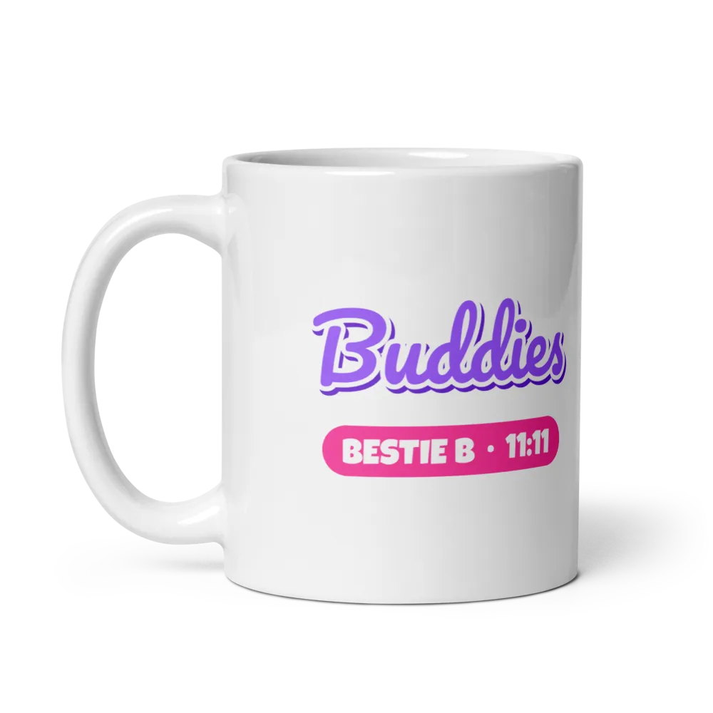 Manifesting Buddies Bestie Mug B, Half Heart thumbnail 3