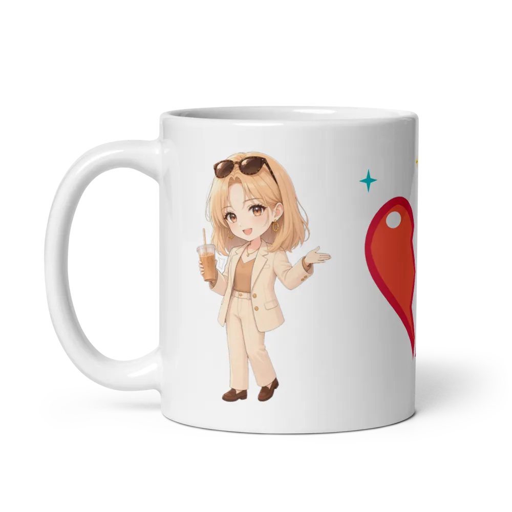 Scripted It Bestie Mug A, Matching Half Heart thumbnail 3