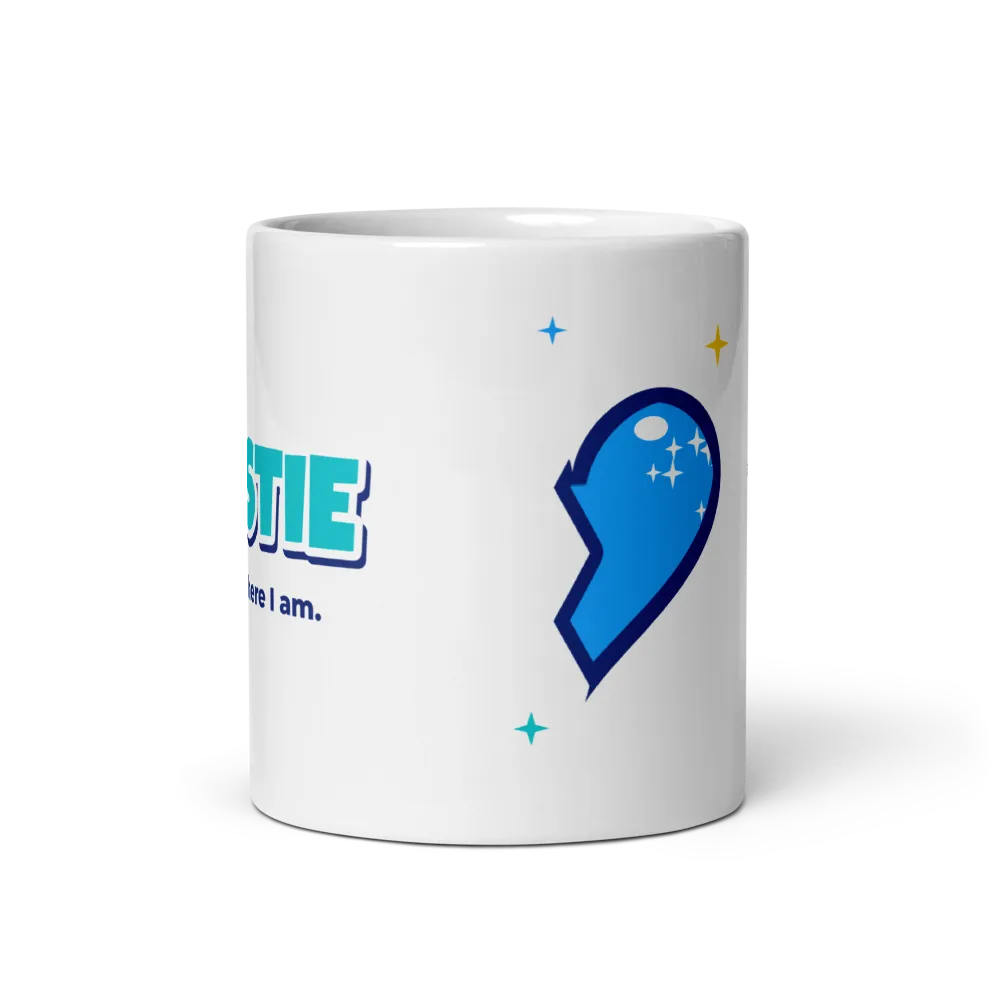 My 11:11 Bestie Mug B, Starry Half Heart thumbnail 2