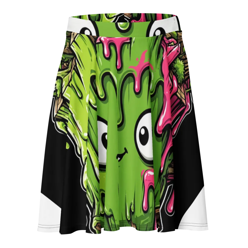 Stumpybudz Drippy Slime Skater Skirt