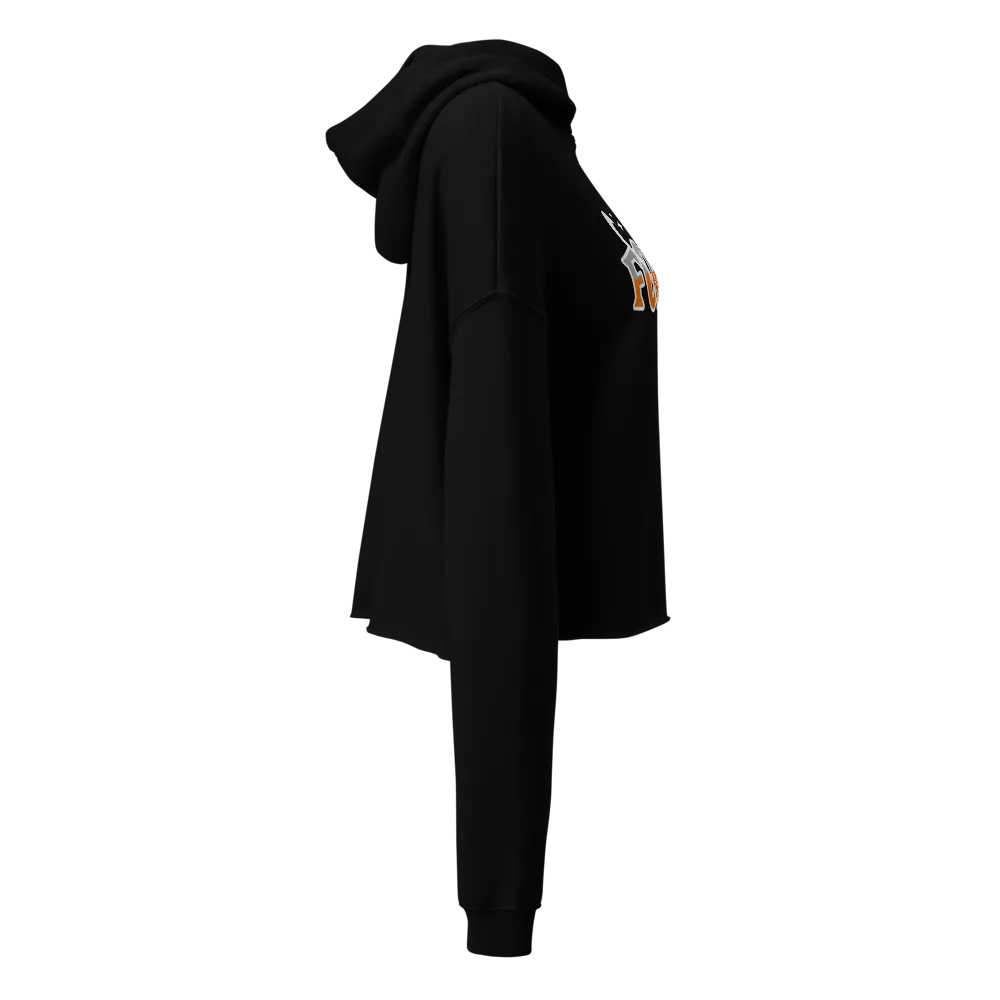 Forge Apparel Black Cropped Hoodie thumbnail 4