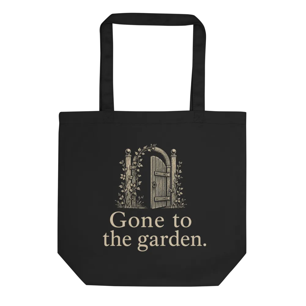 Vintage Botanical Quote tote