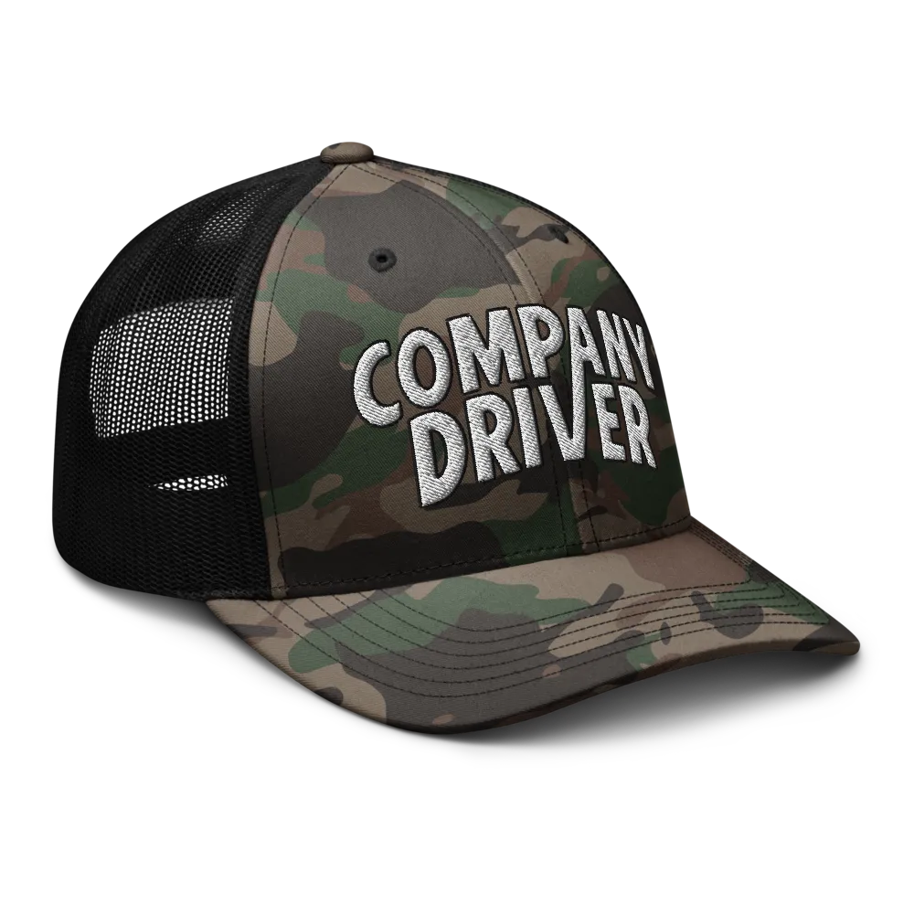 Company Driver Camo Trucker Hat thumbnail 5