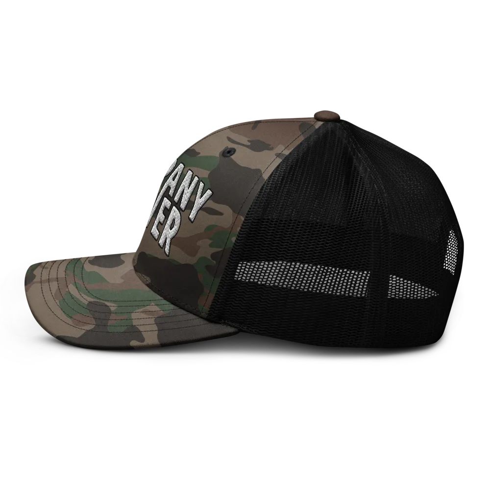 Company Driver Camo Trucker Hat thumbnail 4