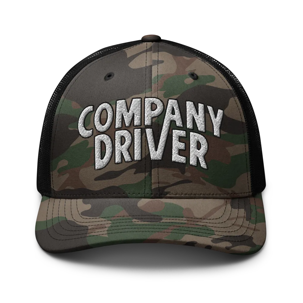 Company Driver Camo Trucker Hat