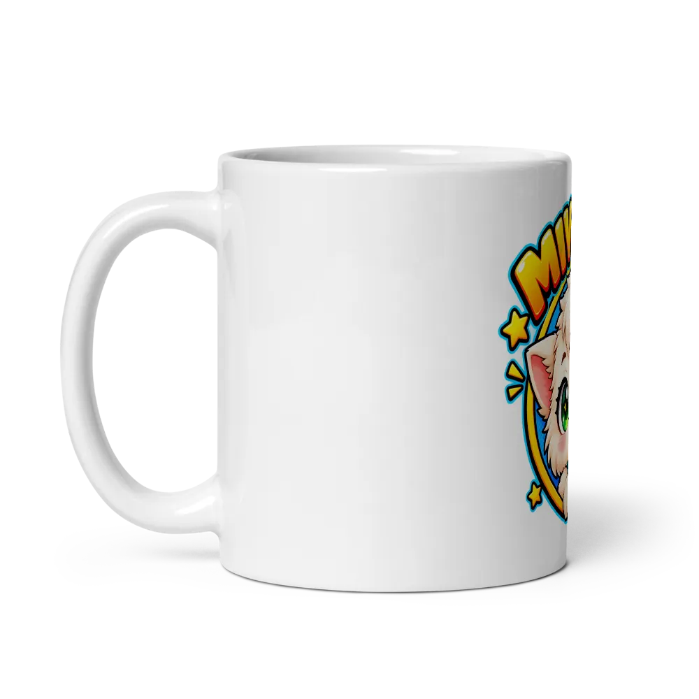 Mivova the Cute Cat – Fun Cartoon Coffee Mug! thumbnail 3