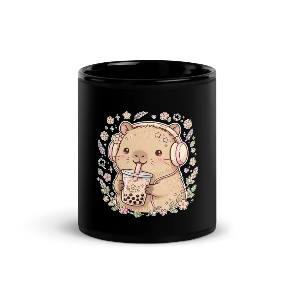  Cute Capybara Boba Tea  thumbnail 2