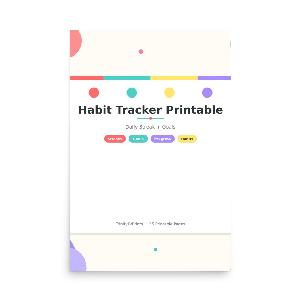 Habit Tracker Era One Day At A Time thumbnail 2