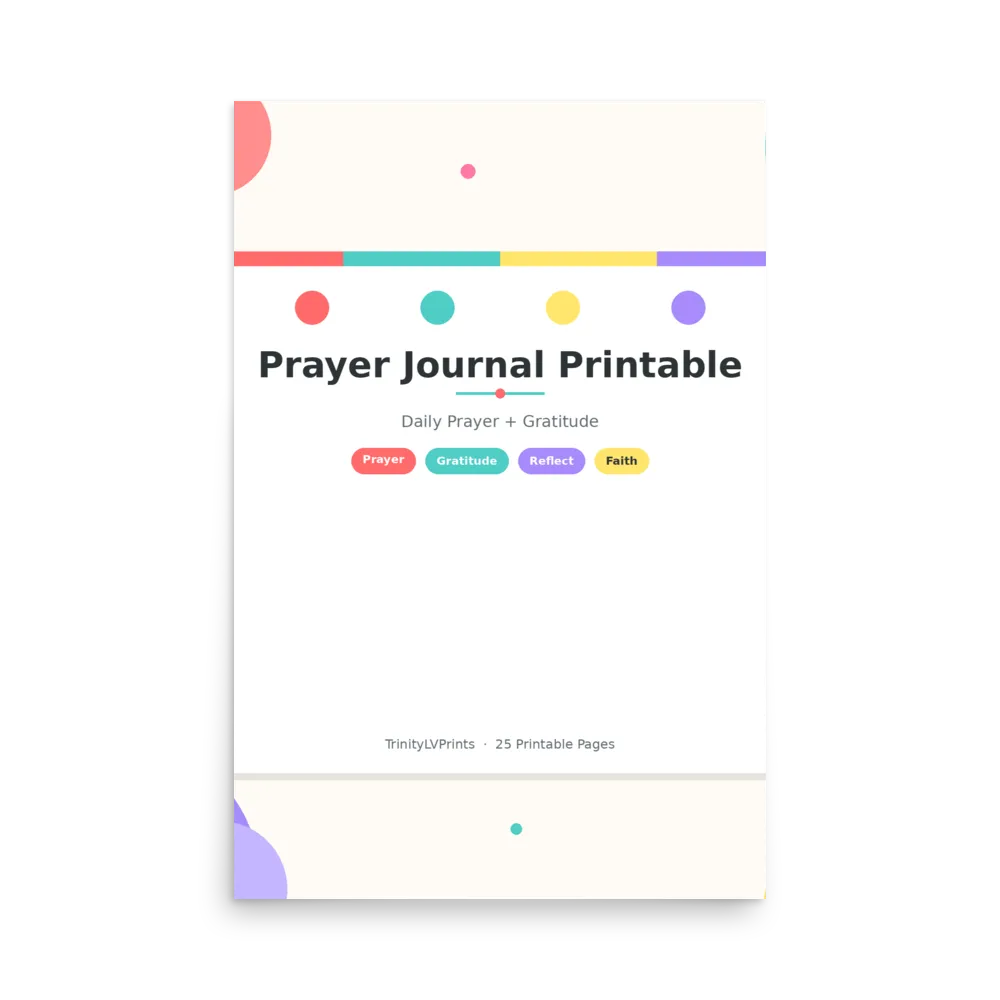 Prayer Journal Daily Faith Reflection Spiritual We thumbnail 2