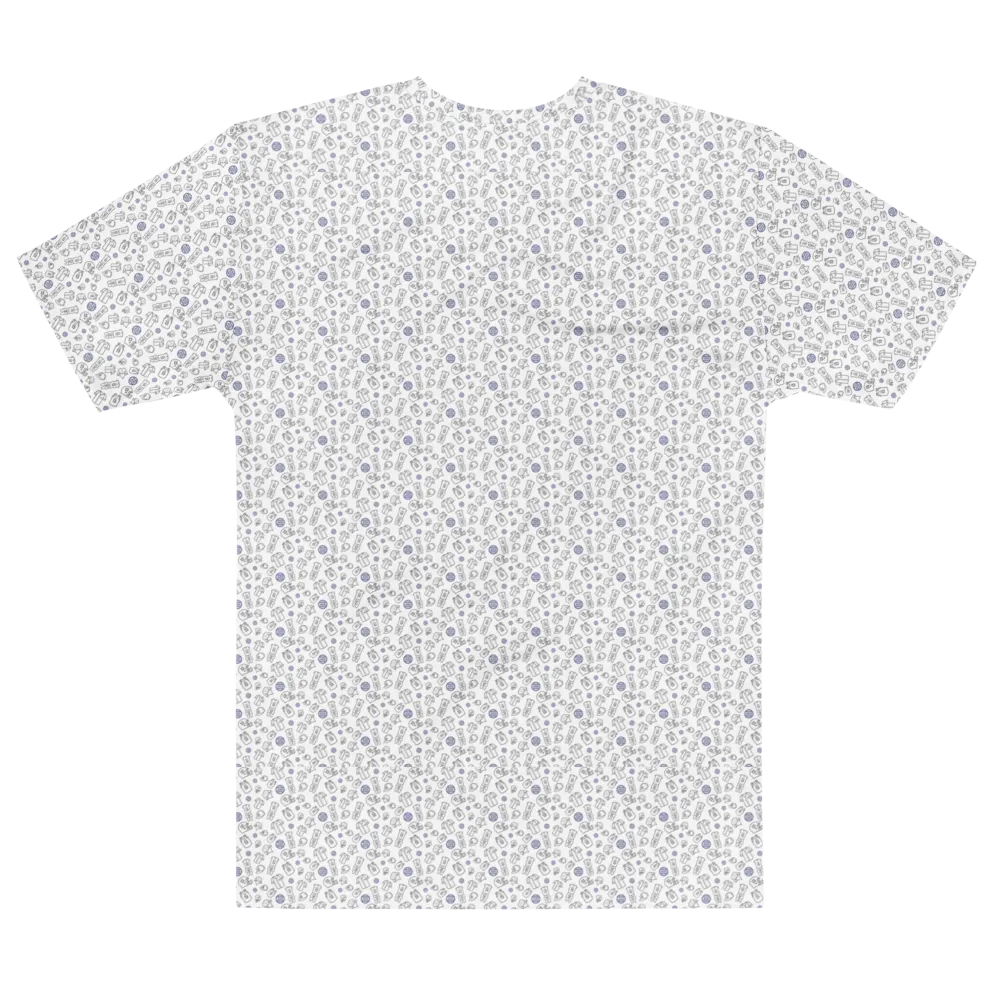 AUD Pattern All-Over Print T-Shirt thumbnail 2