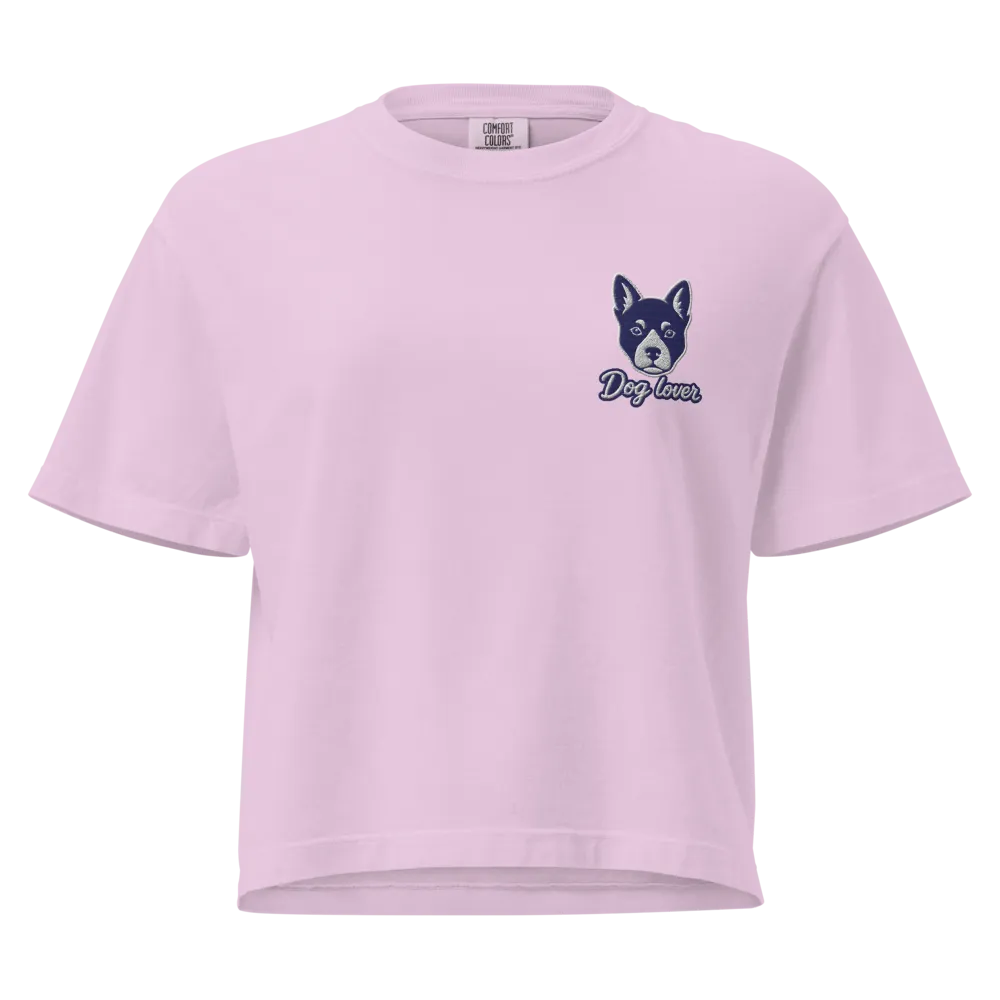 Dog Lover Women’s T-Shirt – Cute Dog Face Graphic thumbnail 2