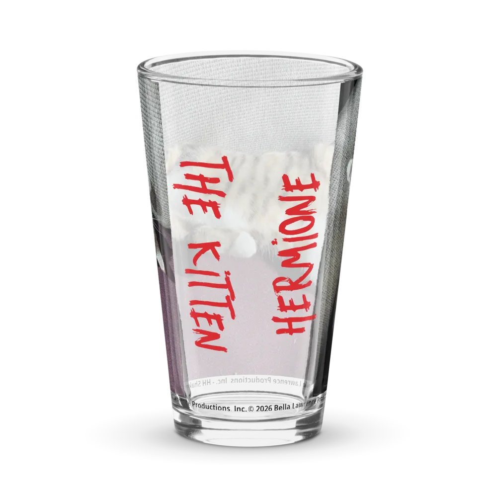 Hardcore Hermione - 16 oz Shaker Glass thumbnail 2