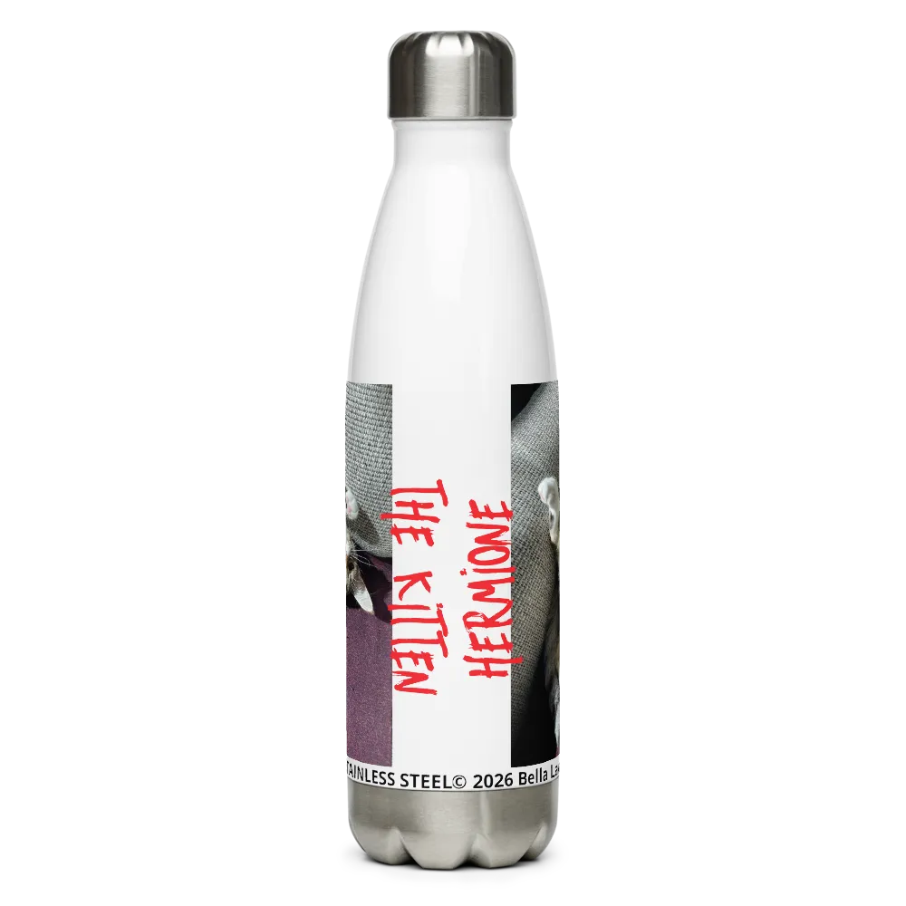 Hardcore Hermione - Stainless Steel Water Bottle thumbnail 2