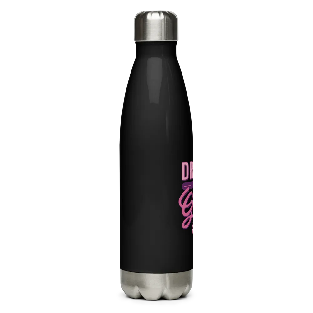 Drone Like A Girl Water Bottle Black thumbnail 4