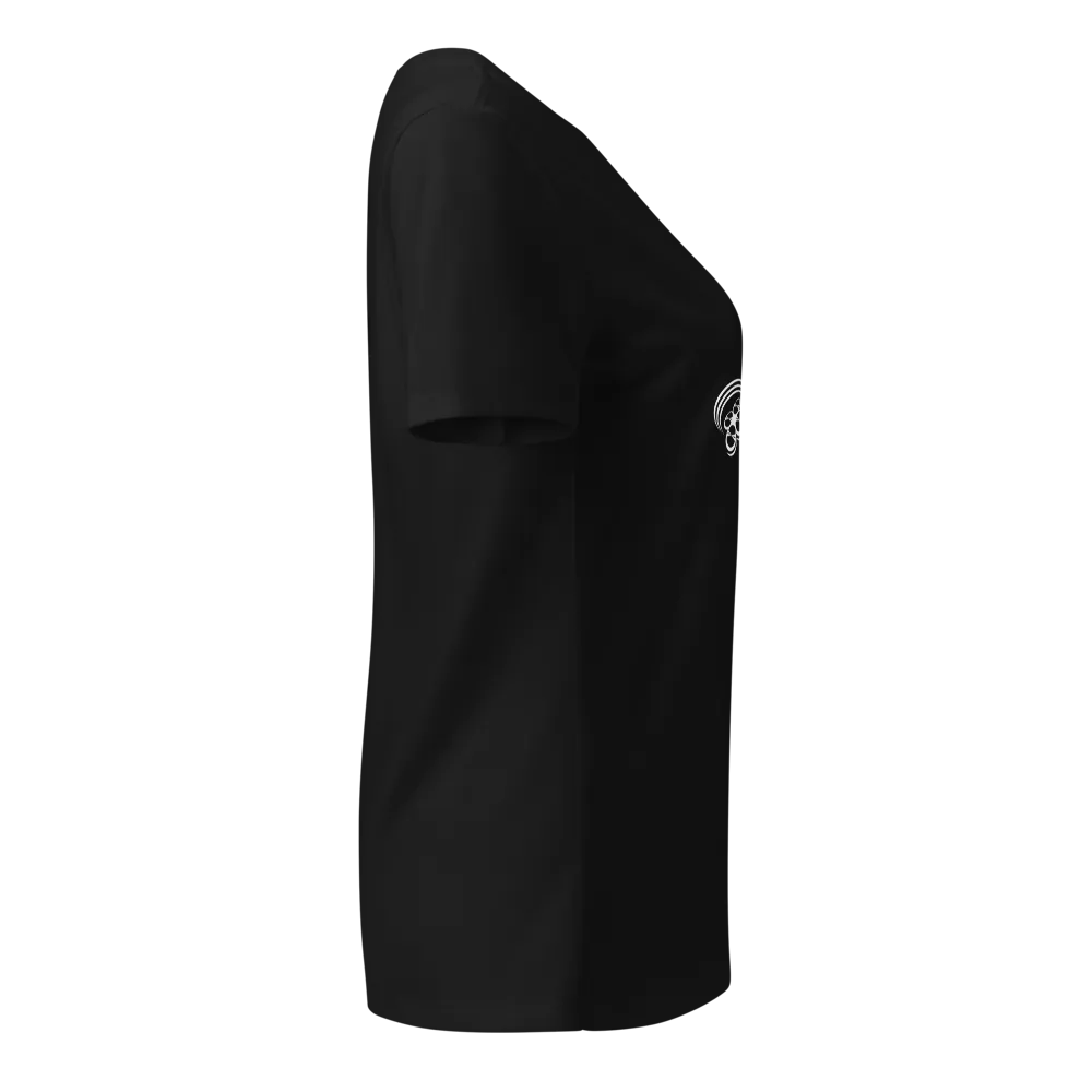 Women's Relaxed V-Neck Logo T-shirt thumbnail 4