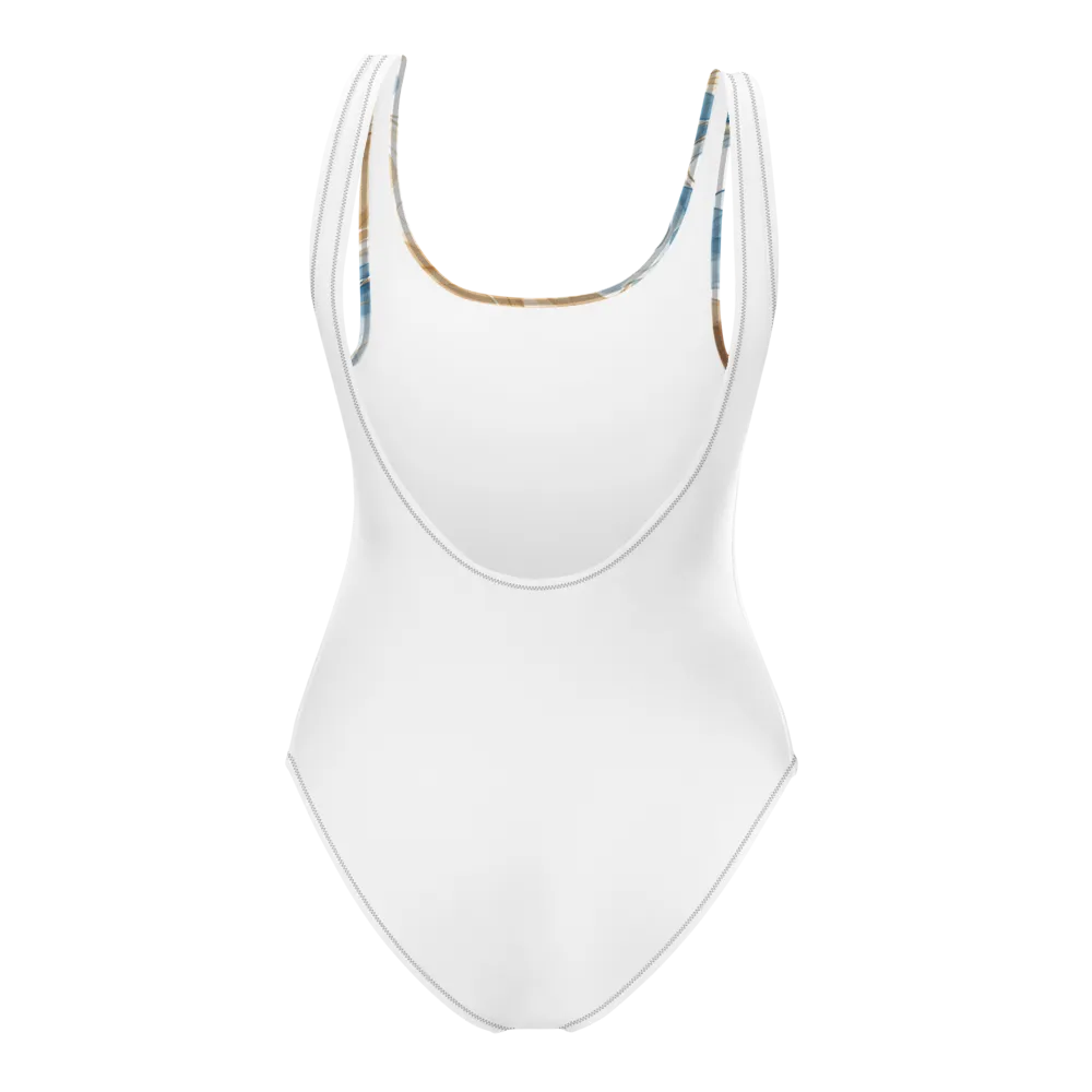 Fluid Waves Abstract Art Swimsuit thumbnail 2