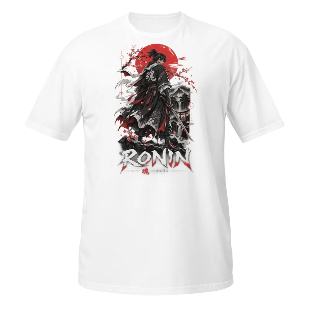 Ronin Cyberpunk Anime T-Shirt thumbnail 3