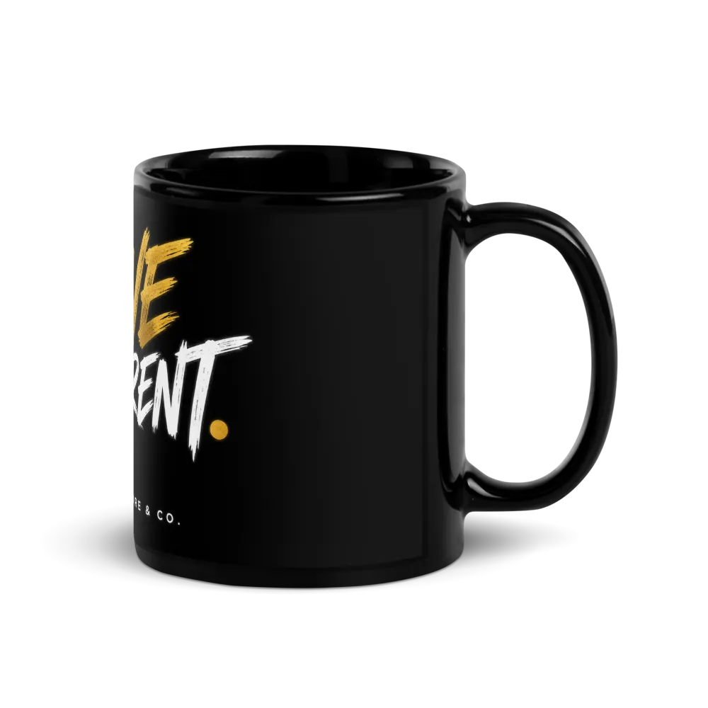 Move Different - Black Glossy Mug  thumbnail 3