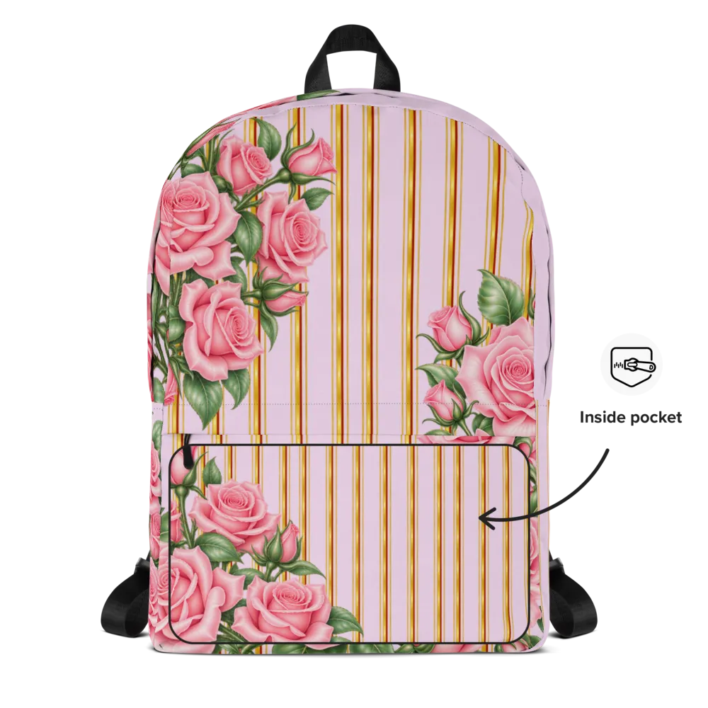 Pink Rose Back-Pack  thumbnail 2