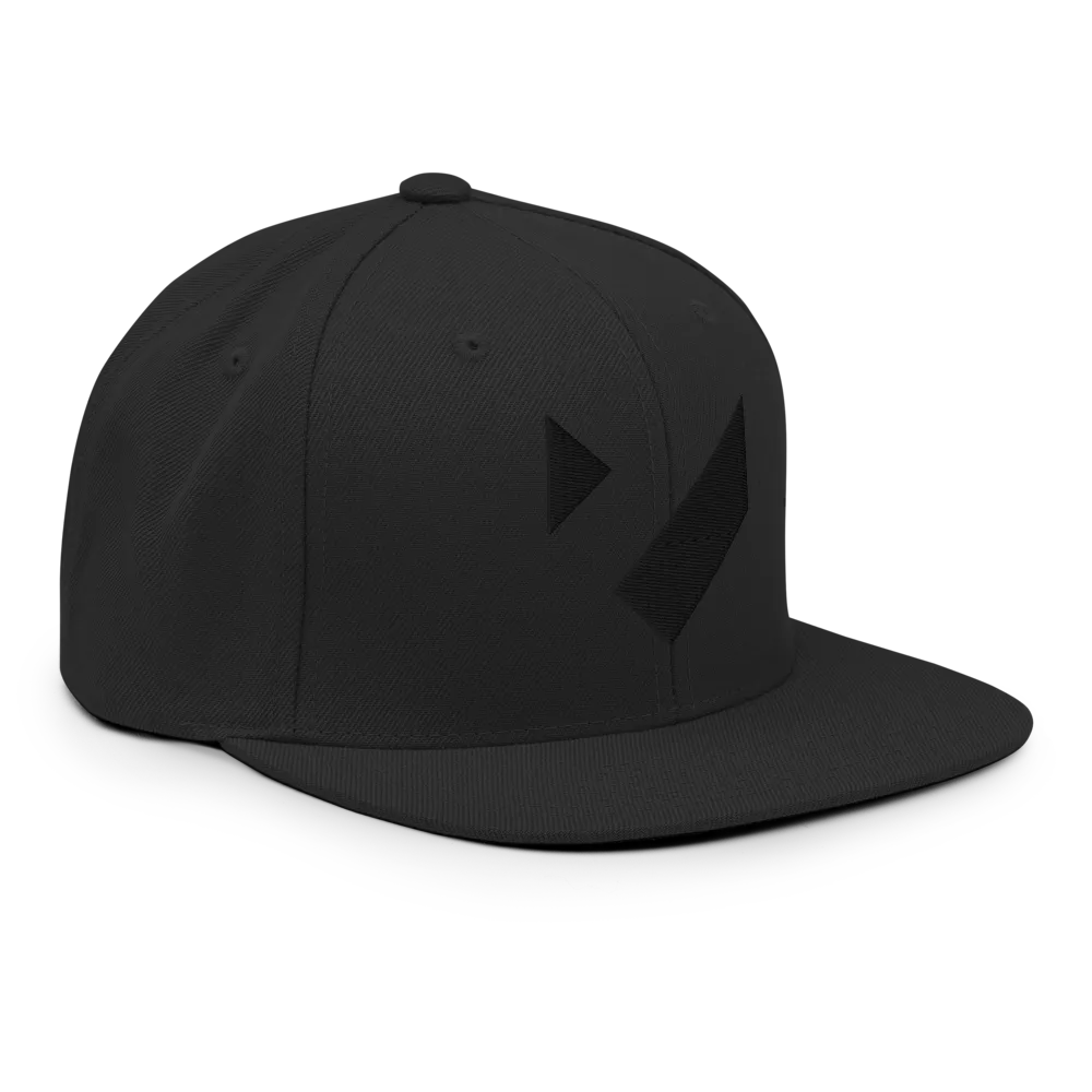 Vicetone Snapback - All Black thumbnail 4